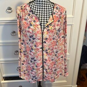 EUC ModCloth Floral Blouse